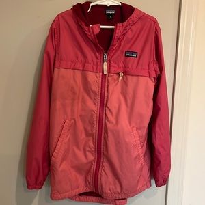 north face girls light rain jacket, size M, worn once, NS home